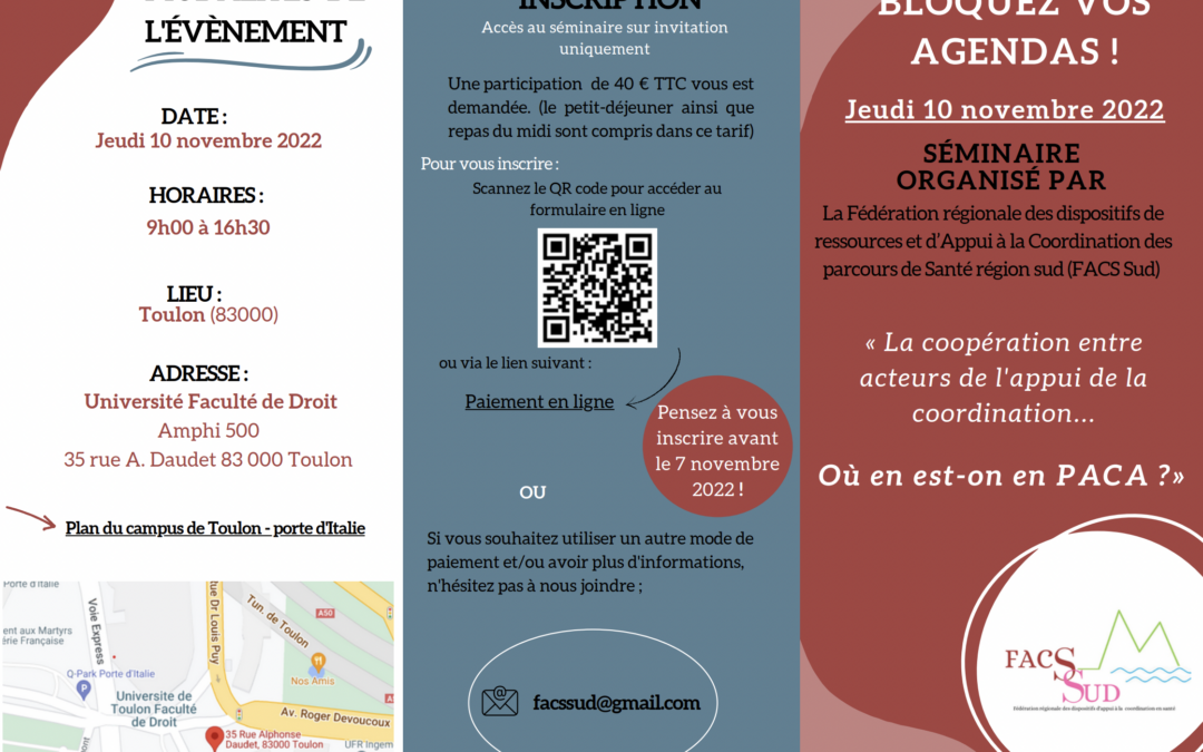 Bloquez vos agendas !